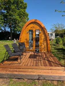 Zahrada ubytování Camping de Graçay