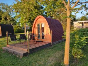Zahrada ubytování Camping de Graçay