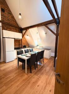 Nhà bếp/bếp nhỏ tại Obserwatorium Kopernika