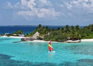Landskap semula jadi dekat dengan resort