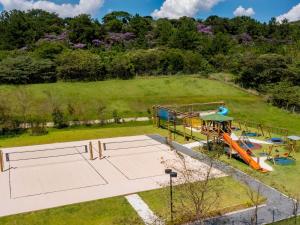 an overhead view of a playground in a field at Pullman Sao Paulo Guarulhos Airport in Guarulhos