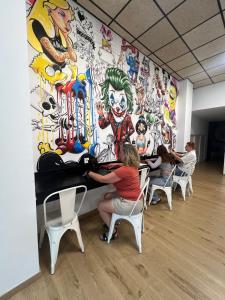 Posezení v ubytování Beach & Arts Hostel Valencia
