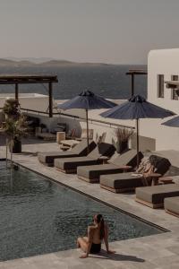 A piscina localizada em ananea Mykonos - Adults Only ou nos arredores