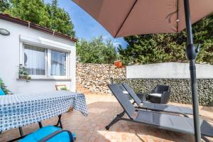 Patio nebo venkovní prostory v ubytování Apartments Katarina