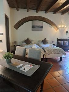 Χώρος καθιστικού στο Monolocale Beatrice Abbadesse Guest House