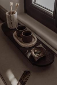 Comodidades para preparar café e chá em ananea Mykonos - Adults Only