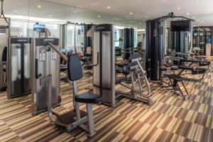 Fitness centrum a/nebo fitness zařízení v ubytování Astoria Current