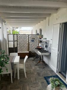 Kuchyň nebo kuchyňský kout v ubytování Casa Daflanna in Salento - Libeccio (monolocale)