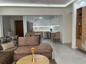 Posezení v ubytování Modern Family Nest SKG