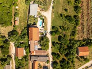 Letecký snímek ubytování Villa Dandelion ZadarVillas