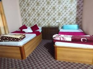 Postel nebo postele na pokoji v ubytování Dayglow inn , BHADRAPUR