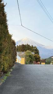 A general mountain view or a mountain view taken from the homestay