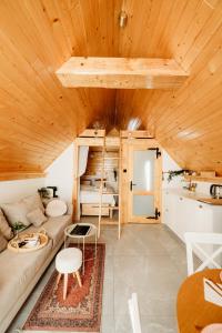 Kuchyň nebo kuchyňský kout v ubytování The View House Rabka-Zdrój WELLNESS & SPA