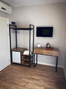 Kuchyň nebo kuchyňský kout v ubytování Sahil Butik Otel