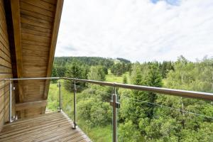 Rõdu või terrass majutusasutuses SCANDIC Apartments Plešivec
