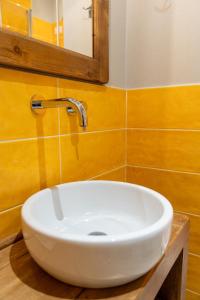 Koupelna v ubytování B&B L'Eroico