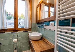 Koupelna v ubytování B&B L'Eroico