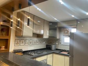 Kuchyň nebo kuchyňský kout v ubytování المهندسين شارع جامعة الدول العربية + 4 fotografie