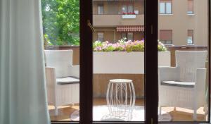 Un balcón o terraza en La Dama dei Fiori