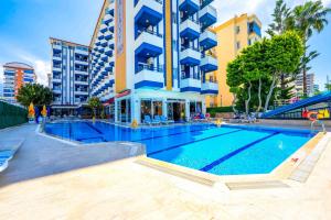 The swimming pool at or close to Galaxy Beach Hotel Alanya
