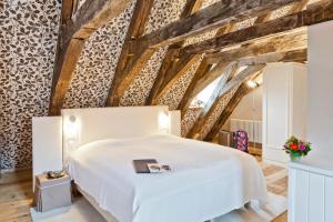 Ένα ή περισσότερα κρεβάτια σε δωμάτιο στο Hotel David an der Donau