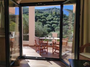 Μπαλκόνι ή βεράντα στο Donatos Apartments & Studios