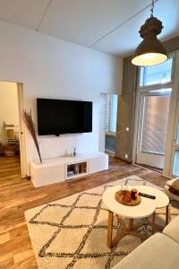 TV a/nebo společenská místnost v ubytování Classy Central airport apartment