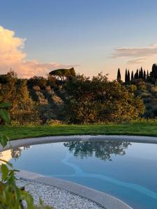 Swimmingpoolen hos eller tæt på Villa con piscina vicino Roma