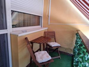 Posezení v ubytování Fonyódi Centrum Apartman