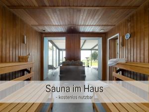 Gallery image of Ferienwohnungen Villa Nause mit Sauna, Fitness, Naturteich, Parkplatz, Spielplatz und direkten Meerblick in Sassnitz