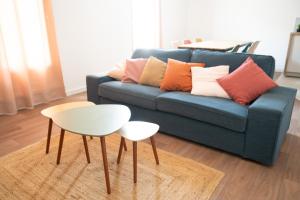 Χώρος καθιστικού στο Lou Cabanot - Appartement lumineux 3 chambres - Parking Gratuit