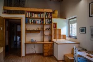 Knihovna v bed and breakfast