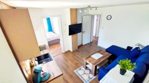 TV a/nebo společenská místnost v ubytování Apartments Halite