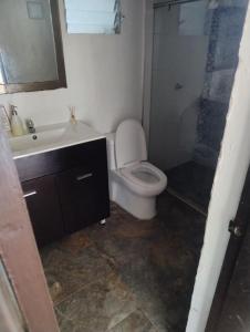 Koupelna v ubytování Casa Florencia Guatavita + 28 fotografií