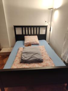 Postel nebo postele na pokoji v ubytování Gemütliches Zimmer im 1OGB Nur 2 Min vom Hbf Solothurn entfern