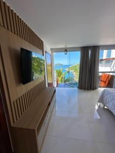 TV/trung tâm giải trí tại Pousada Atalaia Boutique FR