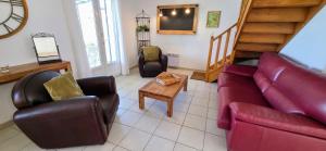 Posezení v ubytování Gîte Paradizu, vue imprenable en Provence