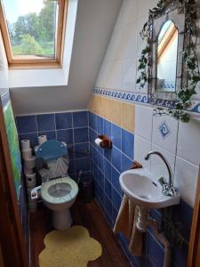 Ένα μπάνιο στο Maison 20' COLMAR Jardin Calme Chevaux Vue Poêle à bois +17 φωτογραφίες