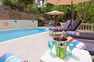 Πισίνα στο ή κοντά στο Cap Pavilion, St Lucia 6 bed luxury villa, private pool, gardens and 360' sea views