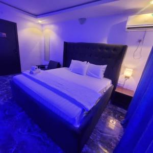 Ένα ή περισσότερα κρεβάτια σε δωμάτιο στο WELTONS Apartment BABA YUSUF
