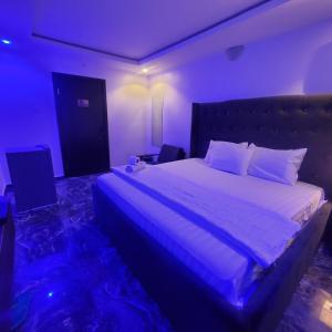 Ένα ή περισσότερα κρεβάτια σε δωμάτιο στο WELTONS Apartment BABA YUSUF