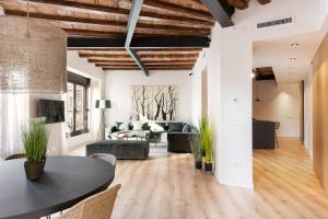 TV a/nebo společenská místnost v ubytování Enjoy Apartments La Riera One
