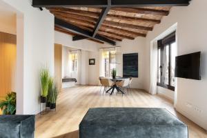 TV a/nebo společenská místnost v ubytování Enjoy Apartments La Riera One