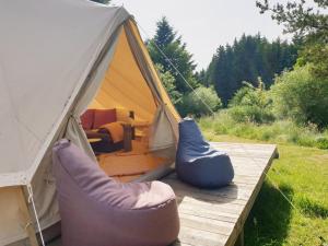 Zahrada ubytování Die Alm in Schöllbüchl - Zelt