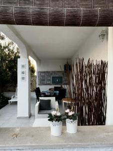 Kuchyň nebo kuchyňský kout v ubytování Casa Daflanna in Salento