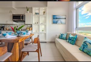 Χώρος καθιστικού στο Ventanas del mar