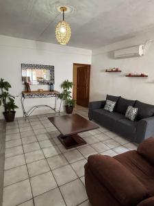 Posezení v ubytování Casa Jardín