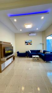 Χώρος καθιστικού στο Alojamiento en Punta Blanca, Villa Victoria del Mar +30 φωτογραφίες