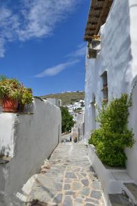 En generel udsigt til bjerge eller udsigt til bjerge taget fra feriehuset