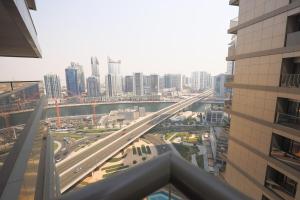 Utsikt over Dubai, enten fra leiligheten eller fra et annet sted